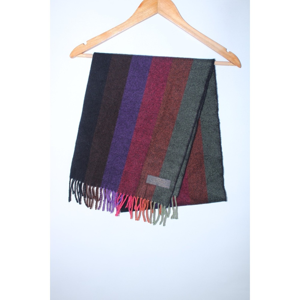 Unbranded Colorful Men's 100% Cashmere Soft Luxury Scarf Made in Germany